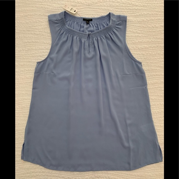 Top TALBOTS size M color blue - Picture 1 of 7